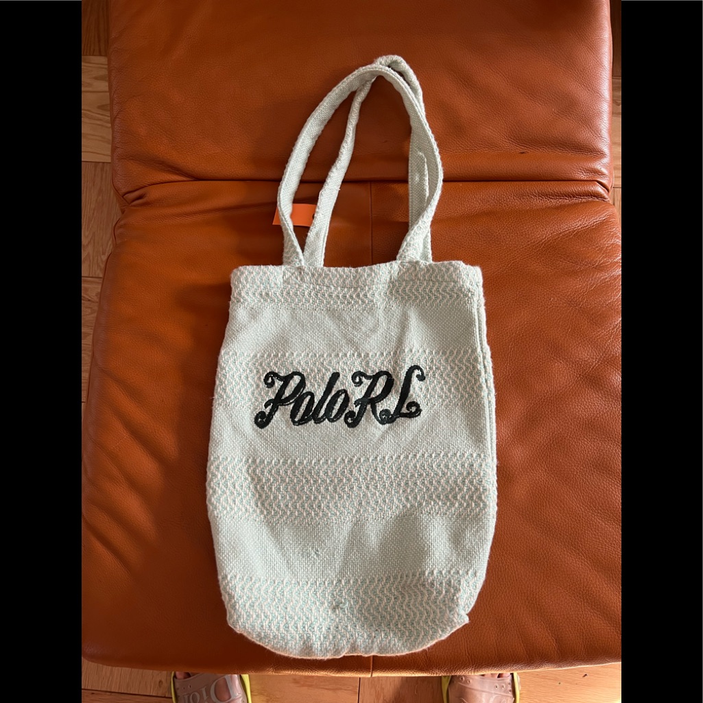 Polo Ralph Lauren Crochet Bohemian Tote Bag